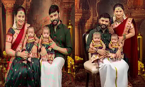 மகள்களின் புகைப்படங்களை வெளியிட்ட பாடலாசிரியர் சினேகன்