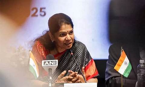 பயங்கரவாதத்திற்கு எதிராக ஸ்லோவேனியா எங்களுடன் நிற்கும் என்ற நம்பிக்கை இருக்கிறது - கனிமொழி எம்.பி பேட்டி