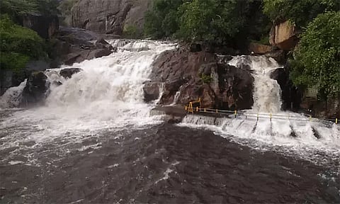 மணிமுத்தாறு அருவியில் குளிக்க 6-வது நாளாக தடை