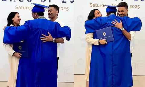 மகனின் பட்டமளிப்பு விழா புகைப்படங்களை பகிர்ந்த தனுஷ்