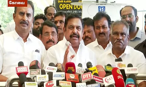 விஜய் உங்களுக்கு போன் பண்ணி பேசினாரா? - செய்தியாளர் கேள்விக்கு எடப்பாடி பழனிசாமி அளித்த பதில்