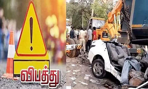 அரியானாவில் ஏற்பட்ட சாலை விபத்தில் 4 பேர் பலி