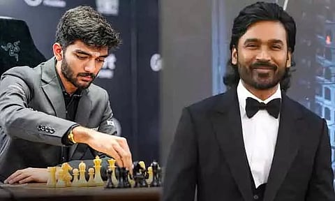 உங்கள் அமைதி பாராட்டத்தக்கது - குகேஷுக்கு தனுஷ் வாழ்த்து