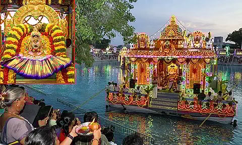 திருச்சானூர் பத்மாவதி தாயார் கோவிலில் தெப்ப உற்சவம் 7-ம் தேதி ஆரம்பம்