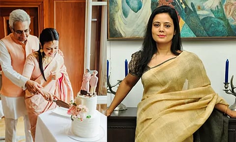 50 வயதில் திரிணாமுல் காங்கிரஸ் பெண் எம்.பி. திருமணம்