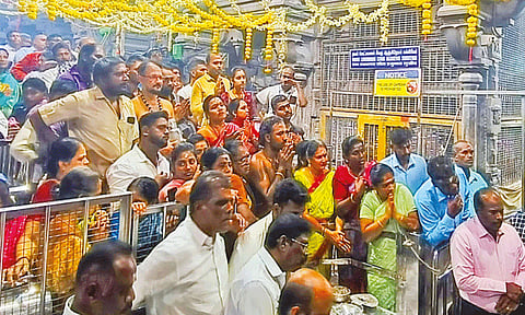 ராமேசுவரம் கோவிலில் ராமலிங்க பிரதிஷ்டை திருவிழா: திரளான பக்தர்கள் பங்கேற்பு