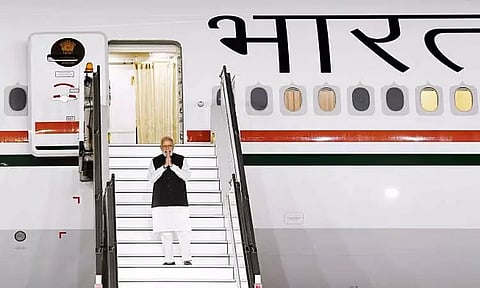 ஜி7 உச்சி மாநாட்டில் பங்கேற்கும் பிரதமர் மோடி