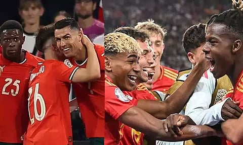 நேஷன்ஸ் லீக் கால்பந்து: இறுதிப்போட்டியில் ஸ்பெயின் - போர்ச்சுகல் அணிகள் இன்று மோதல்