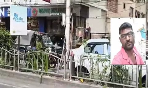 போதையில் மின்கம்பத்தை தொட்ட தொழிலாளி மின்சாரம் தாக்கி உயிரிழப்பு