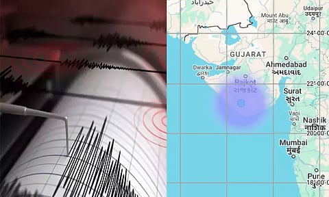 குஜராத்தில் நிலநடுக்கம் - ரிக்டர் அளவில் 3.4 ஆக பதிவு
