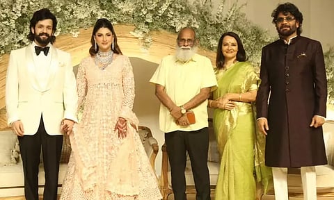 நாகார்ஜுனா மகன் திருமண வரவேற்பு நிகழ்ச்சியில் பங்கேற்ற பிரபலங்கள்