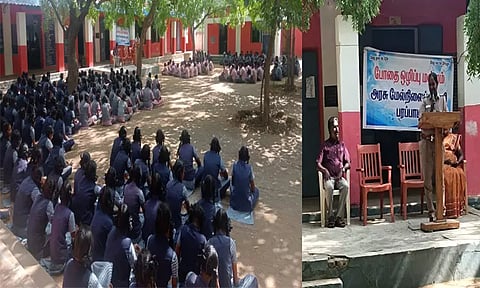 திருநெல்வேலியில் பள்ளி மாணவர்களுக்கு போதைப்பொருள் விழிப்புணர்வு