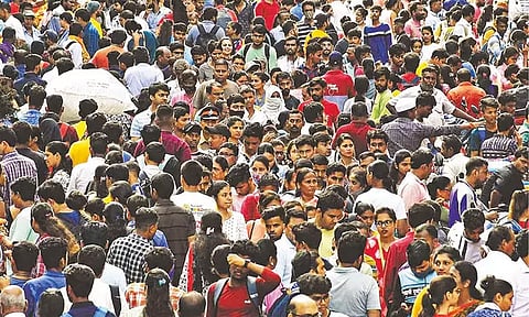 இந்தியாவின் மக்கள்தொகை 146 கோடியை தாண்டியது - ஐ.நா. அறிக்கையில் தகவல்