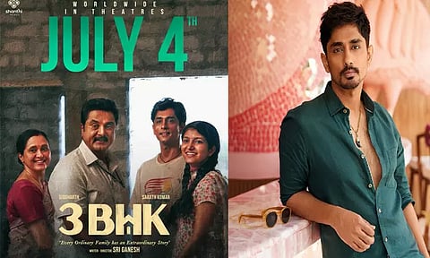 "3 பிஎச்கே" படத்தில் நடித்தபோதுதான் சொந்த வீடு வாங்கினேன் - சித்தார்த்