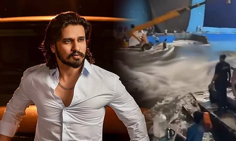 Actor Nikhil Siddhartha reacts after India House set accident