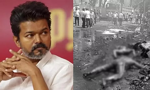 விமான விபத்தில் உயிரிழந்தவர்களுக்கு அஞ்சலி: "அடுத்த நொடி நிச்சயமில்லாத வாழ்க்கை.." - விஜய்