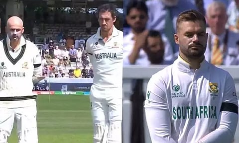 விமான விபத்து - கருப்பு பட்டை அணிந்து விளையாடும் ஆஸ்திரேலியா , தென் ஆப்பிரிக்கா வீரர்கள்