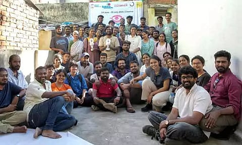 சர்வதேச கழிப்பறை திருவிழா: திருவல்லிக்கேணியில் நடைபெற்ற கழிப்பறை நடைபயணம்