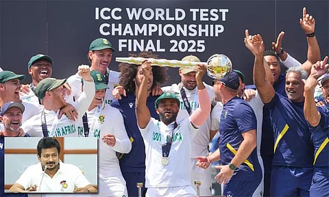 உங்கள் வெற்றி, சென்னை வரை எதிரொலிக்கிறது - தென் ஆப்பிரிக்க அணிக்கு உதயநிதி வாழ்த்து