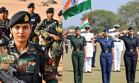 முப்படைகளில் சேரும் பெண்களின் எண்ணிக்கை 4 மடங்கு அதிகரிப்பு