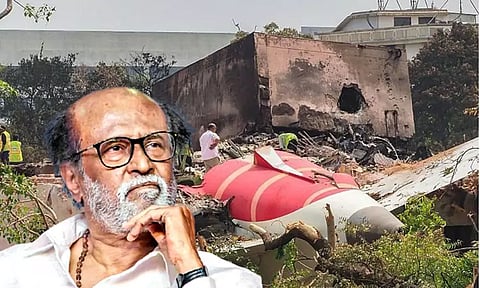 அகமதாபாத் விமான விபத்து வருத்தத்திற்குரிய சம்பவம் - ரஜினிகாந்த்
