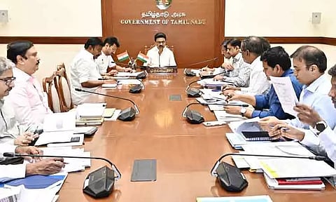 முதல்-அமைச்சர் மு.க.ஸ்டாலின் தலைமையில் 4 துறைகளின் ஆய்வுக் கூட்டம்