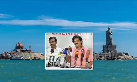 விவசாய கருத்தரங்கம் குறித்து செய்தியாளர் சந்திப்பில் பேசிய தமிழ்மாறன்