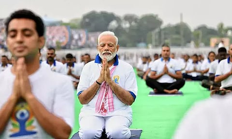நாளை யோகா தின நிகழ்வில் பிரதமர் மோடி பங்கேற்பு