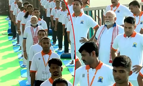 சர்வதேச யோகா தினம்: பிரதமர் மோடி தலைமையில் பிரமாண்ட யோகா பயிற்சி