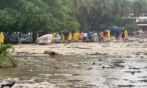 மெக்சிகோவை தாக்கிய எரிக் சூறாவளி; 2 பேர் பலி