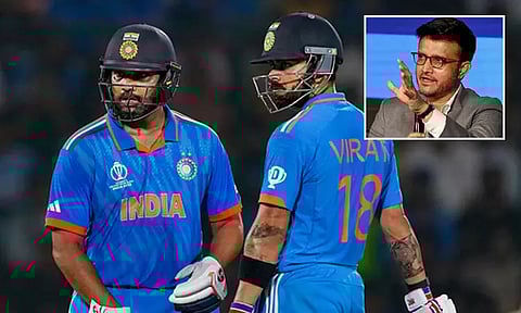 2027 ஒருநாள் உலகக்கோப்பையில் விராட், ரோகித் விளையாடுவது எளிதல்ல.. ஏனெனில்.. - கங்குலி