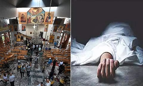 சிரியாவில் அதிர்ச்சி சம்பவம்: தேவாலயத்தில் நிகழ்ந்த குண்டுவெடிப்பில் சிக்கி 20 பேர் பலி