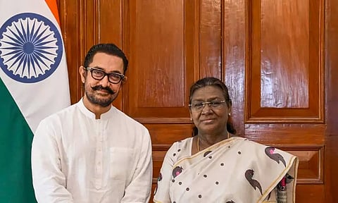 ஜனாதிபதி முர்முவுடன் நடிகர் அமீர்கான் திடீர் சந்திப்பு