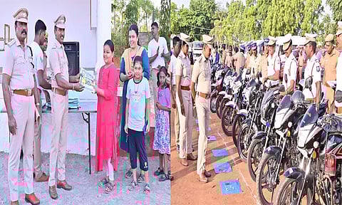 நெல்லையில் போலீசாரின் குழந்தைகளுக்கு துணை கமிஷனர் புத்தகங்கள் வழங்கி அறிவுரை