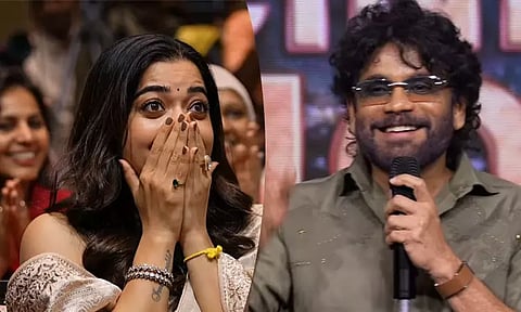 Rashmika Mandanna becomes speechless as Nagarjuna compares her to Sridevi