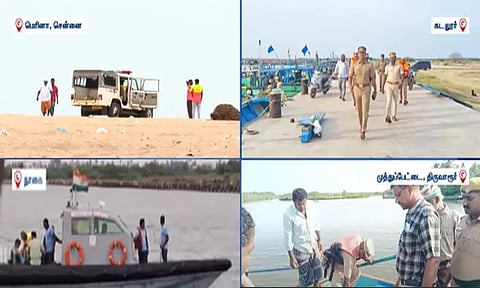 தமிழக கடலோரங்களில் பயங்கரவாதிகள் ஊடுருவலை தடுக்கும் பாதுகாப்பு ஒத்திகை