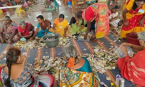 சமயபுரம் மாரியம்மன் கோவிலில் உண்டியல் காணிக்கை மூலம் ரூ.91.45 லட்சம் வருவாய்