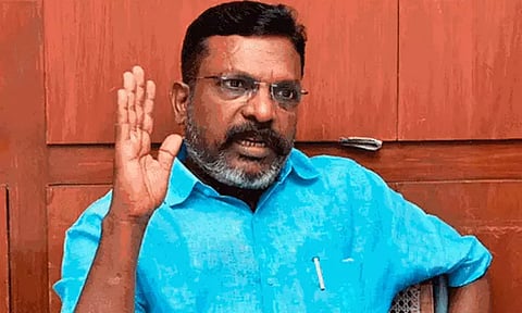 கூட்டணி குறித்து எடப்பாடி பழனிசாமி தான் தெளிவுபடுத்த வேண்டும்-திருமாவளவன் பேட்டி