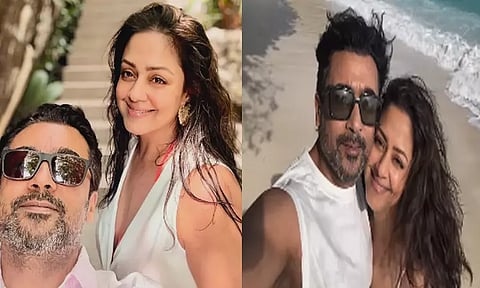 சீஷெல்ஸ் நாட்டிற்கு சுற்றுலா சென்ற சூர்யா - ஜோதிகா