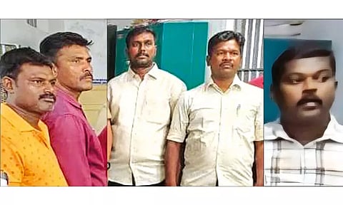 கைது செய்யப்பட்ட 5 போலீசார்