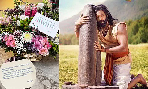 "கண்ணப்பா" படம் : நடிகர் விஷ்ணு மஞ்சுவிற்கு வாழ்த்து செய்தி அனுப்பிய - சூர்யா