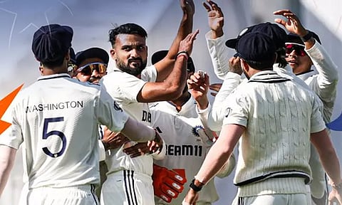 இந்தியாவுக்கு எதிரான டெஸ்ட்: 2-ம் நாள் முடிவில் இங்கிலாந்து அணி 77-3