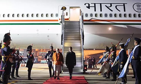 பிரதமர் மோடிக்கு அர்ஜென்டினாவில் பாரம்பரிய முறையில் சிறப்பான வரவேற்பு