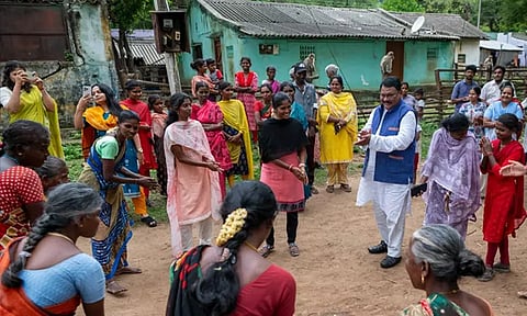 வளர்ந்த பாரதத்திற்கு வழிவகுக்கும் ஈஷாவின் முன்னெடுப்பு - பழங்குடியினர் விவகாரத்துறை மந்திரி பாராட்டு
