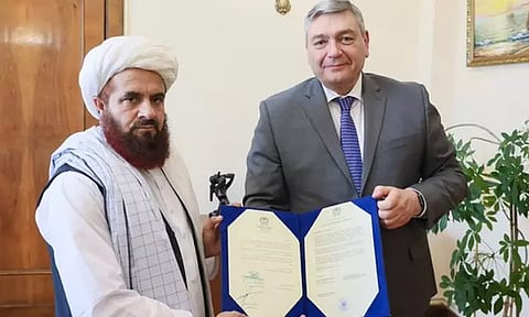 ஆப்கானிஸ்தானின் தலீபான் அரசுக்கு ரஷியா அதிகாரப்பூர்வ அங்கீகாரம்