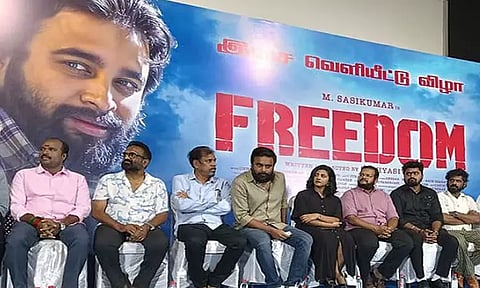 ஜெயில் கஷ்டங்களை சொல்லக்கூடிய படமாக "பிரீடம்" இருக்கும்- சசிகுமார்