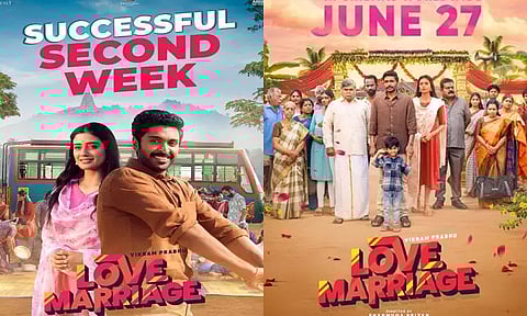 விக்ரம் பிரபுவின் "லவ் மேரேஜ்" பட வசூல் அப்டேட்