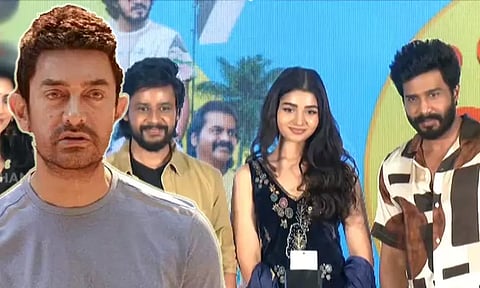 Aamir Khan was stunned.. Actor Vishnu Vishal put him on stage