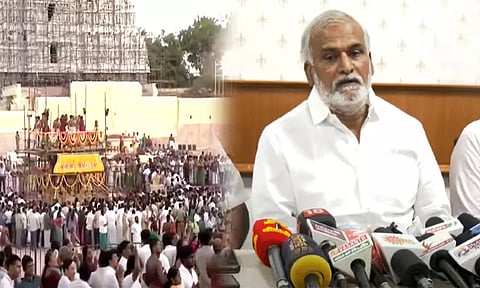 'திருச்செந்தூர் கும்பாபிஷேகத்திற்கு 5 லட்சம் பேர் வருகை' - அமைச்சர் சேகர்பாபு தகவல்