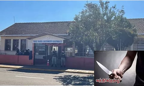 பள்ளியில் கத்திக்குத்து தாக்குதல் - சிறுமி பலி